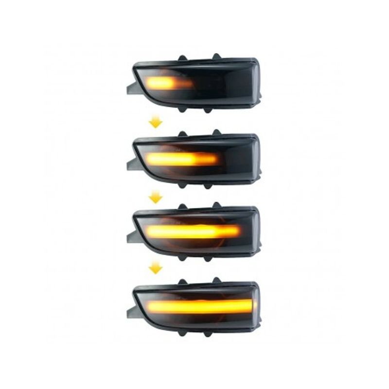 Auto si Moto - Piese auto si accesorii - Caroserie - Faruri, stopuri si proiectoare - Set 2 Semnalizari Led Oglinda Dinamice Volvo S40, S60, S80, C30, C70, V40, V50, V70 - Infinity.ro