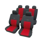 Auto si Moto - Intretinere auto - Huse auto - Set Huse Scaun Universale Active Sports Petex Rosu-Negru - Infinity.ro