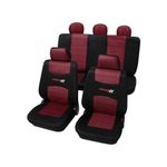 Auto si Moto - Intretinere auto - Huse auto - Set Huse Scaun Universale Carbon Petex Rosu-Negru - Infinity.ro