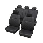 Auto si Moto - Intretinere auto - Huse auto - Set Huse Scaun Universale Din Piele Ecologica Petex Negru - Infinity.ro