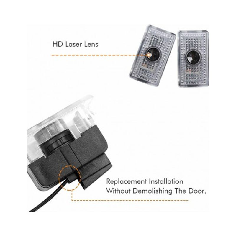 Auto si Moto - Piese auto si accesorii - Caroserie - Ornamente exterior auto - Set 2 Logo Portiere Tesla Model 3, S, X, Y - Infinity.ro