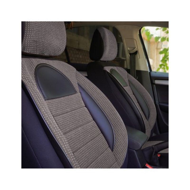 Auto si Moto - Intretinere auto - Huse auto - Set Huse Scaun Racing Gri Negru, Universale, Umbrella - Infinity.ro