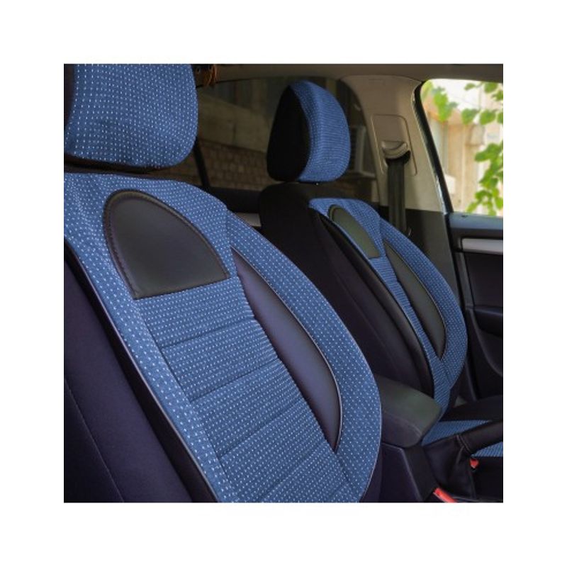 Auto si Moto - Intretinere auto - Huse auto - Set huse scaun racing albastru Umbrella - Infinity.ro