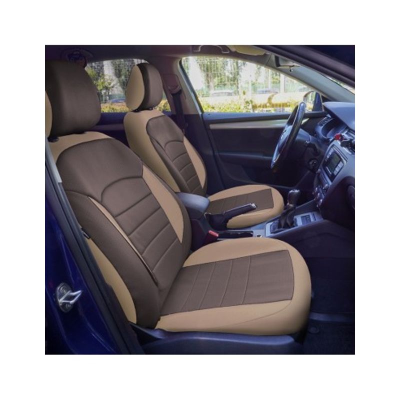 Auto si Moto - Intretinere auto - Huse auto - Set Huse Scaun Urban Gri-Bej Universale, Umbrella - Infinity.ro