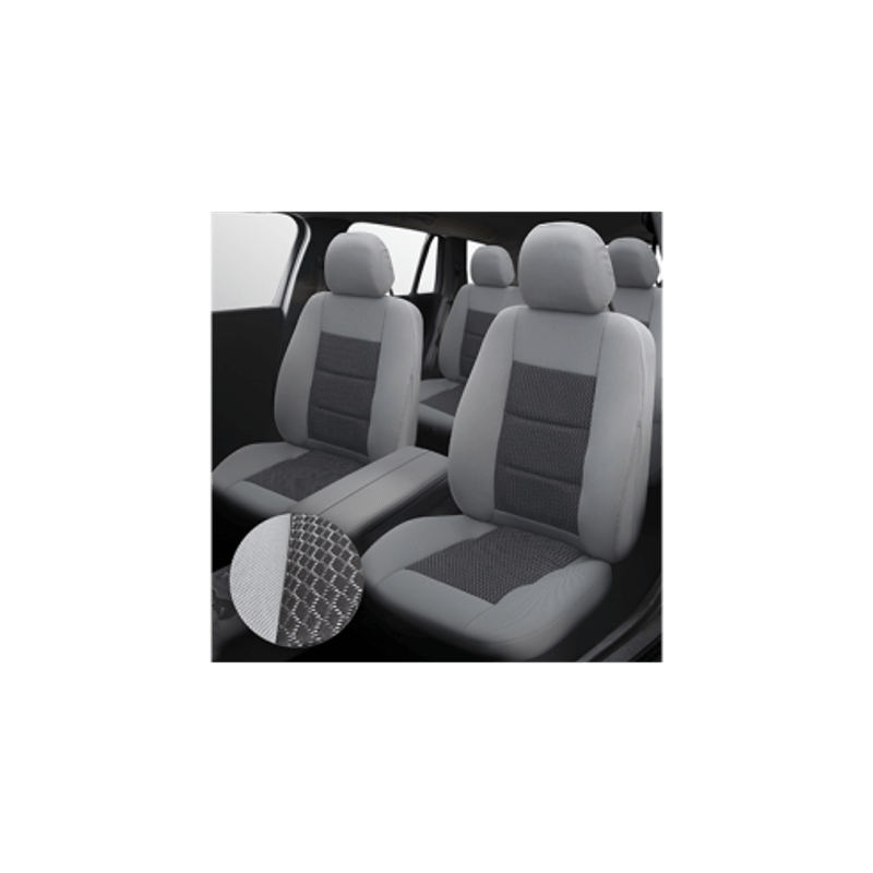 Auto si Moto - Intretinere auto - Huse auto - Set huse scaun premium lux gri umb3 Universale, Umbrella - Infinity.ro