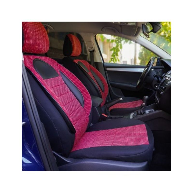 Auto si Moto - Intretinere auto - Huse auto - Set huse scaun racing rosu - Infinity.ro