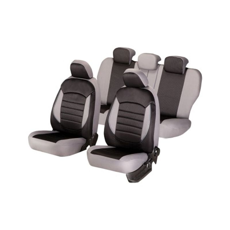 Auto si Moto - Intretinere auto - Huse auto - Set Huse Scaun Urban Negru-Gri Universale, Umbrella - Infinity.ro