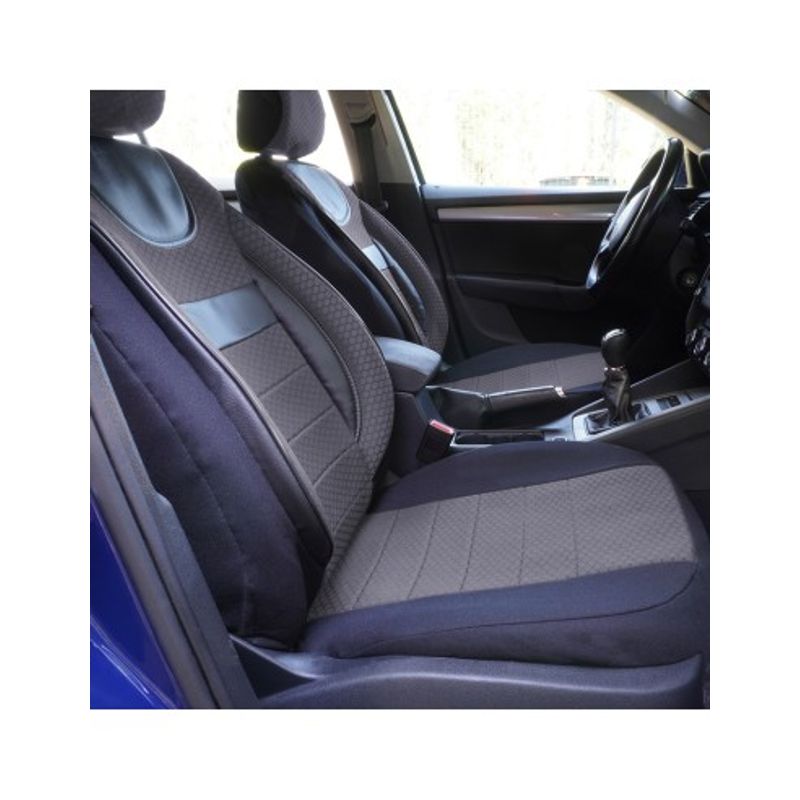 Auto si Moto - Intretinere auto - Huse auto - Set Huse Scaun Dynamic Gri, Universale, Umbrella - Infinity.ro