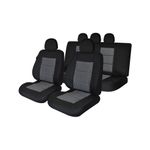 Auto si Moto - Intretinere auto - Huse auto - Set Huse Scaun Premium Lux Negru Umb1, Universale, Umbrella - Infinity.ro