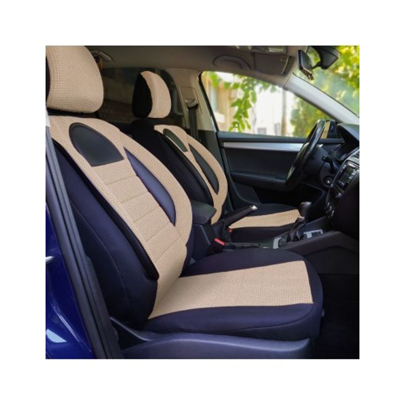 Auto si Moto - Intretinere auto - Huse auto - Set Huse Scaun Racing Bej, Universale, Umbrella - Infinity.ro