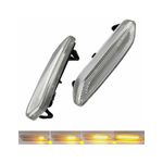 Auto si Moto - Piese auto si accesorii - Caroserie - Faruri, stopuri si proiectoare - Set 2 Semnalizari Aripa Dinamice Secventiale cu Sticla Clara Mini Cooper R60 Countryman, R61 Paceman - Infinity.ro
