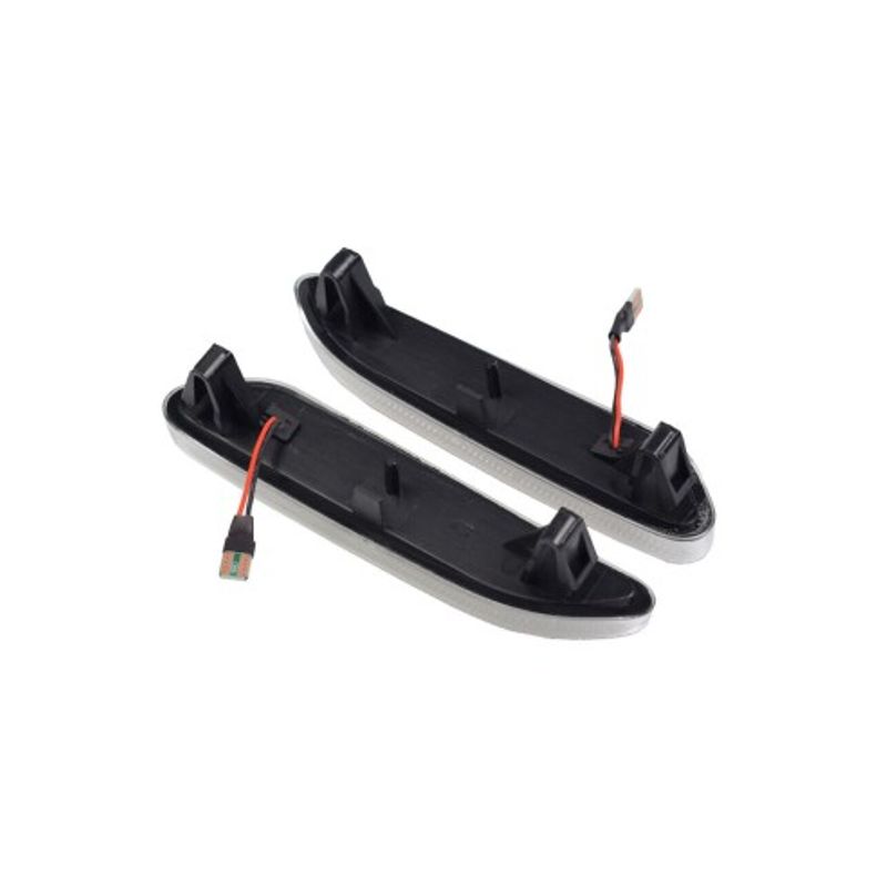 Auto si Moto - Piese auto si accesorii - Caroserie - Faruri, stopuri si proiectoare - Set 2 Semnalizari Aripa Dinamice Secventiale cu Sticla Clara Mini Cooper R60 Countryman, R61 Paceman - Infinity.ro