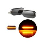 Auto si Moto - Piese auto si accesorii - Caroserie - Faruri, stopuri si proiectoare - Set 2 Semnalizari Aripa LED cu sticla fumurie pentru Smart Fortwo (453) - Infinity.ro