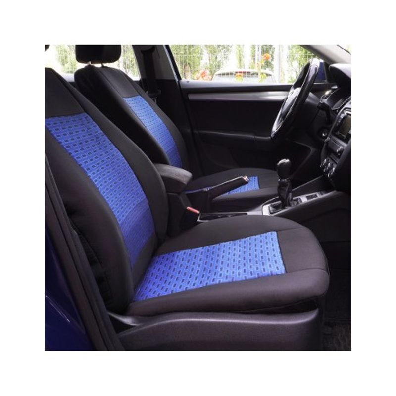 Auto si Moto - Intretinere auto - Huse auto - Set Huse Scaun Lux Albastru, Universale, Umbrella - Infinity.ro