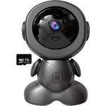 Casa si Gradina - Mobilier - Mobilier copii - Monitoare video copii - Baby Monitor/Camera Robot N2L Store®, HD 1080P, WiFi, IR Noapte, Bidirectional, Rotire 355°/75°, Card SD 64GB - Infinity.ro