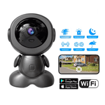 Casa si Gradina - Mobilier - Mobilier copii - Monitoare video copii - Baby Monitor/Camera Robot N2L Store®, HD 1080P, WiFi, IR Noapte, Bidirectional, Rotire 355°/75°, Card SD 64GB - Infinity.ro