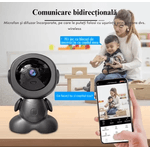 Casa si Gradina - Mobilier - Mobilier copii - Monitoare video copii - Baby Monitor/Camera Robot N2L Store®, HD 1080P, WiFi, IR Noapte, Bidirectional, Rotire 355°/75°, Card SD 64GB - Infinity.ro