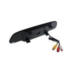 Auto si Moto - Electronice auto - Senzori de parcare - Senzori parcare cu camera video si display LCD de 4.3" in oglinda T23 Argintiu - Infinity.ro