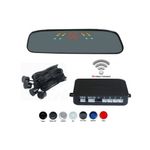 Auto si Moto - Electronice auto - Senzori de parcare - Senzori parcare cu display in oglinda wireless T17 Albastru - Infinity.ro