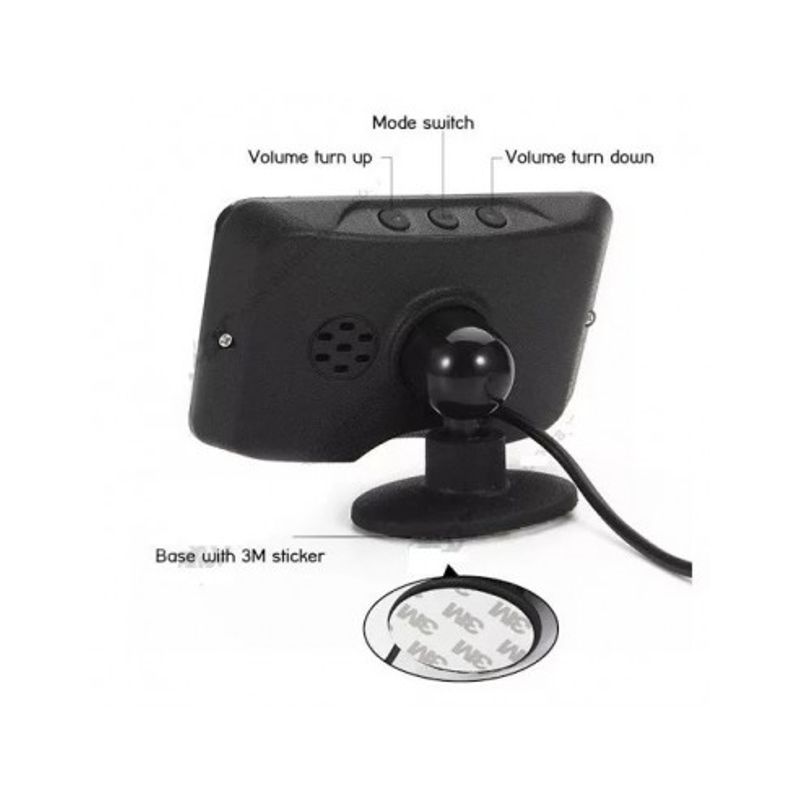 Auto si Moto - Electronice auto - Senzori de parcare - Senzori parcare fata spate cu temporizare cu 8 senzori si display LCD KC-6000J - Infinity.ro