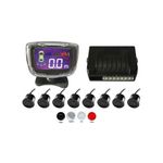 Auto si Moto - Electronice auto - Senzori de parcare - Senzori parcare fata spate cu 8 senzori si display Negru - Infinity.ro