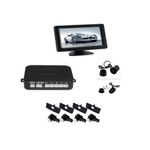 Auto si Moto - Electronice auto - Senzori de parcare - Senzori parcare cu camera video si display LCD de 4.3"  S602 tip OEM de 16.5mm Alb - Infinity.ro