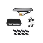 Auto si Moto - Electronice auto - Senzori de parcare - Senzori parcare cu camera video si display LCD de 4.3" in oglinda S604 tip OEM de 16.5mm Negru - Infinity.ro