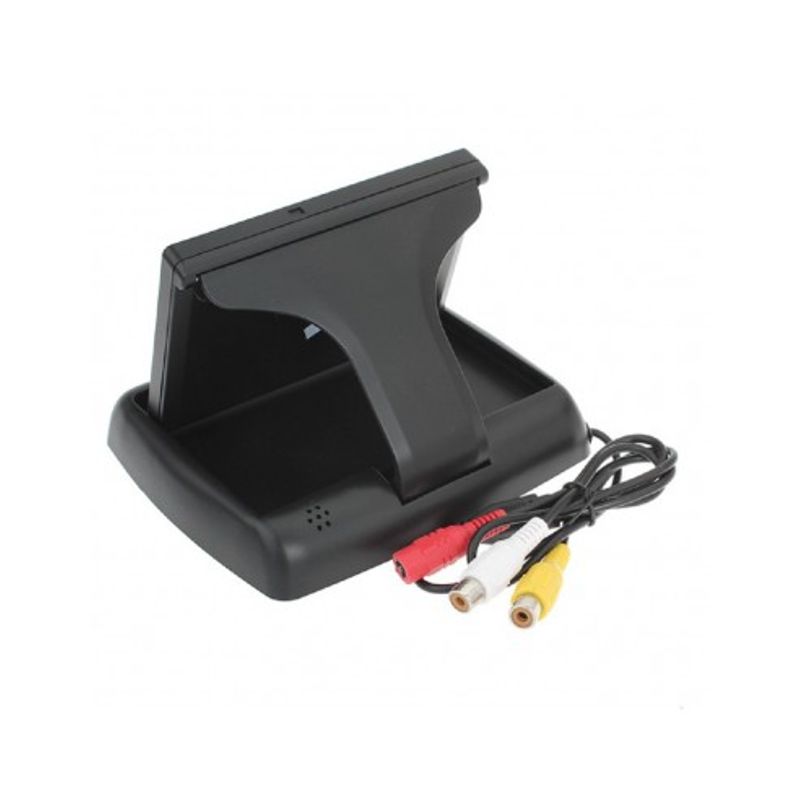 Auto si Moto - Electronice auto - Senzori de parcare - Senzori parcare cu camera video si display LCD pliabil de 4.3" T22 Alb - Infinity.ro