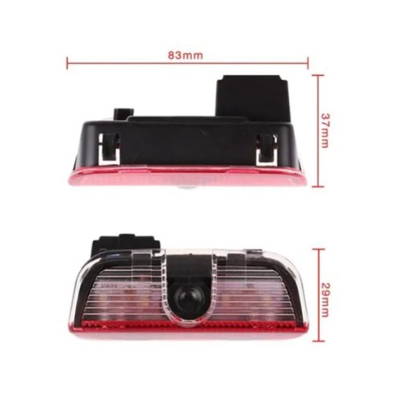 Auto si Moto - Electrice auto - Iluminare si semnalizare - Lumini ambientale - Set 2 proiectoare Logo portiera VW Passat, Golf, Touareg, Sharan, Arteon, Jetta - Infinity.ro