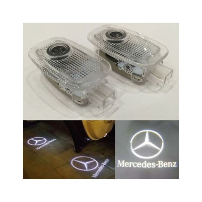 Auto si Moto - Electrice auto - Iluminare si semnalizare - Becuri auto - Proiector led cu logo Mercedes S Class W221 - Infinity.ro
