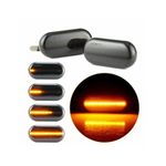 Auto si Moto - Piese auto si accesorii - Caroserie - Faruri, stopuri si proiectoare - Set 2 Semnalizari Aripa LED dinamice cu sticla fumurie pentru Nissan Interstar, Primastar, Kubistar - Infinity.ro