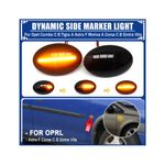 Auto si Moto - Piese auto si accesorii - Caroserie - Faruri, stopuri si proiectoare - Set 2 Semnalizari Aripa LED dinamice cu sticla fumurie  Opel Astra F, Corsa B, Corsa C, Meriva, Combo B/C - Infinity.ro