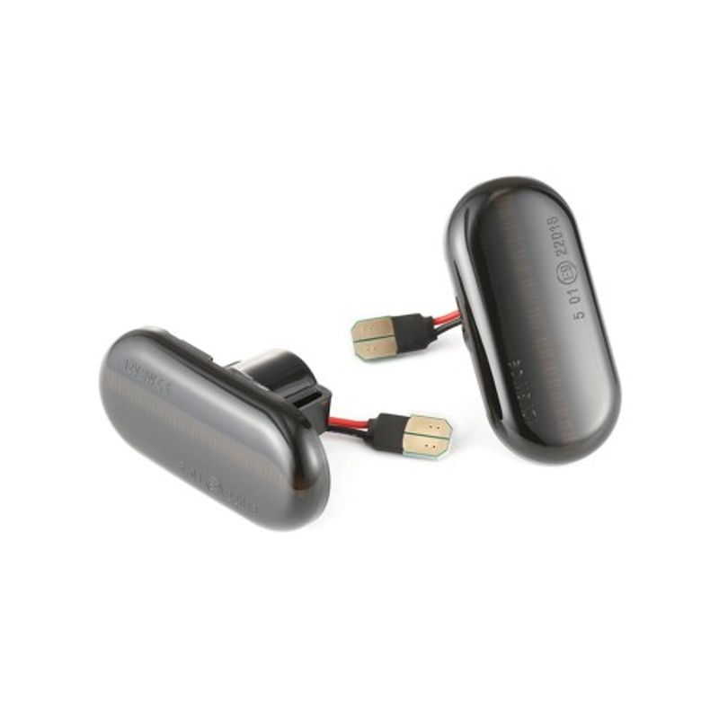 Auto si Moto - Piese auto si accesorii - Caroserie - Faruri, stopuri si proiectoare - Set 2 Semnalizari Aripa LED dinamice cu sticla fumurie pentru Nissan Interstar, Primastar, Kubistar - Infinity.ro
