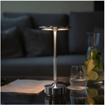 Casa si Gradina - Corpuri si surse de iluminat - Veioze si lampi - Veioze - Lampa LED Portabila Wireless, N2L Store®, cu Touch, Reincarcabila USB-C, 3 Trepte de Iluminare, Design Elegant Argintiu - Infinity.ro