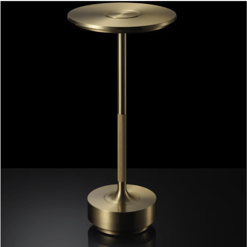 Casa si Gradina - Corpuri si surse de iluminat - Veioze si lampi - Veioze - Lampa LED wireless N2L Store®, portabila, cu touch control, 3 tipuri de iluminare, USB-C, Auriu - Infinity.ro