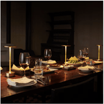 Casa si Gradina - Corpuri si surse de iluminat - Veioze si lampi - Veioze - Lampa LED wireless N2L Store®, portabila, cu touch control, 3 tipuri de iluminare, USB-C, Auriu - Infinity.ro