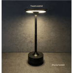 Casa si Gradina - Corpuri si surse de iluminat - Veioze si lampi - Veioze - Lampa LED wireless N2L Store®, portabila, cu touch control, 3 tipuri de iluminare, USB-C, Negru - Infinity.ro