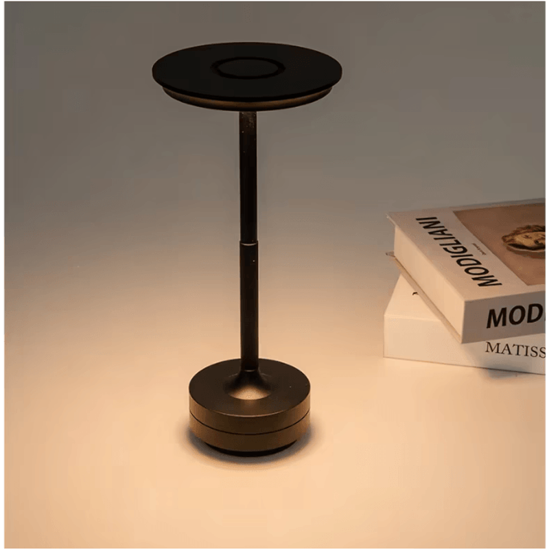 Casa si Gradina - Corpuri si surse de iluminat - Veioze si lampi - Veioze - Lampa LED wireless N2L Store®, portabila, cu touch control, 3 tipuri de iluminare, USB-C, Negru - Infinity.ro