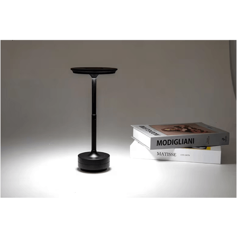 Casa si Gradina - Corpuri si surse de iluminat - Veioze si lampi - Veioze - Lampa LED wireless N2L Store®, portabila, cu touch control, 3 tipuri de iluminare, USB-C, Negru - Infinity.ro