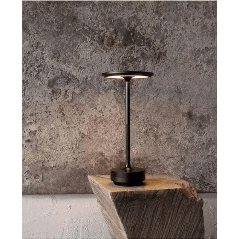 Casa si Gradina - Corpuri si surse de iluminat - Veioze si lampi - Veioze - Lampa LED wireless N2L Store®, portabila, cu touch control, 3 tipuri de iluminare, USB-C, Negru - Infinity.ro