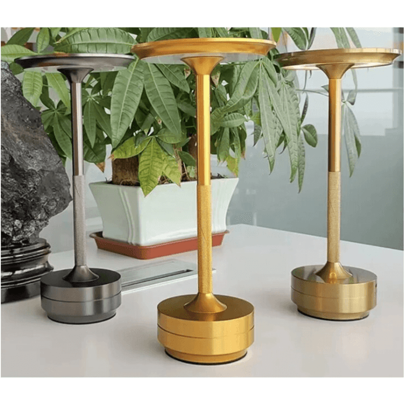 Casa si Gradina - Corpuri si surse de iluminat - Veioze si lampi - Veioze - Lampa LED wireless N2L Store®, portabila, cu touch control, 3 tipuri de iluminare, USB-C, Negru - Infinity.ro