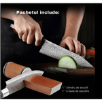 Casa si Gradina - Bucatarie si vesela - Ustensile bucatarie - Ascutitoare cutite - Ascutitor profesional N2L Store®, piatra diamantata #400/#1000, baza magnetica, unghi 15°/20° - Infinity.ro