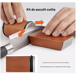 Casa si Gradina - Bucatarie si vesela - Ustensile bucatarie - Ascutitoare cutite - Ascutitor profesional N2L Store®, piatra diamantata #400/#1000, baza magnetica, unghi 15°/20° - Infinity.ro