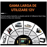 Auto si Moto - Reparatii si depanare - Redresoare - Redresor inteligent N2L Store®, 12V, 6A, reparare prin impulsuri, mod iarna/vara - Infinity.ro
