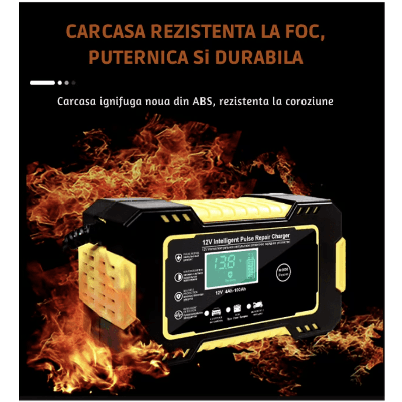Auto si Moto - Reparatii si depanare - Redresoare - Redresor inteligent N2L Store®, 12V, 6A, reparare prin impulsuri, mod iarna/vara - Infinity.ro