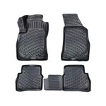 Auto si Moto - Intretinere auto - Covorase auto - Set covorase auto din cauciuc tip tavita pentru Fiat Doblo (Facelift) 2015- - Infinity.ro