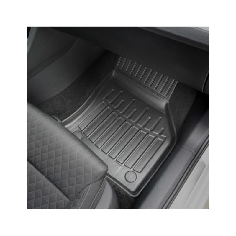 Auto si Moto - Intretinere auto - Covorase auto - Set covorase auto din cauciuc tip tavita pentru Dacia Sandero II (2012-2020) - Infinity.ro