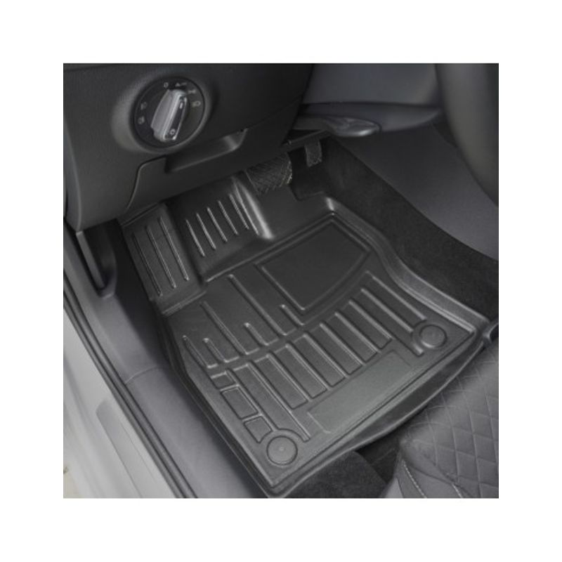 Auto si Moto - Intretinere auto - Covorase auto - Set covorase auto din cauciuc tip tavita pentru Dacia Sandero II (2012-2020) - Infinity.ro