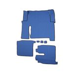 Auto si Moto - Intretinere auto - Covorase auto - Set Covorase Piele Ecologica Truck Umbrella Pentru Man Seria Tgx 2018-2020, Euro 6, Albastru - Infinity.ro