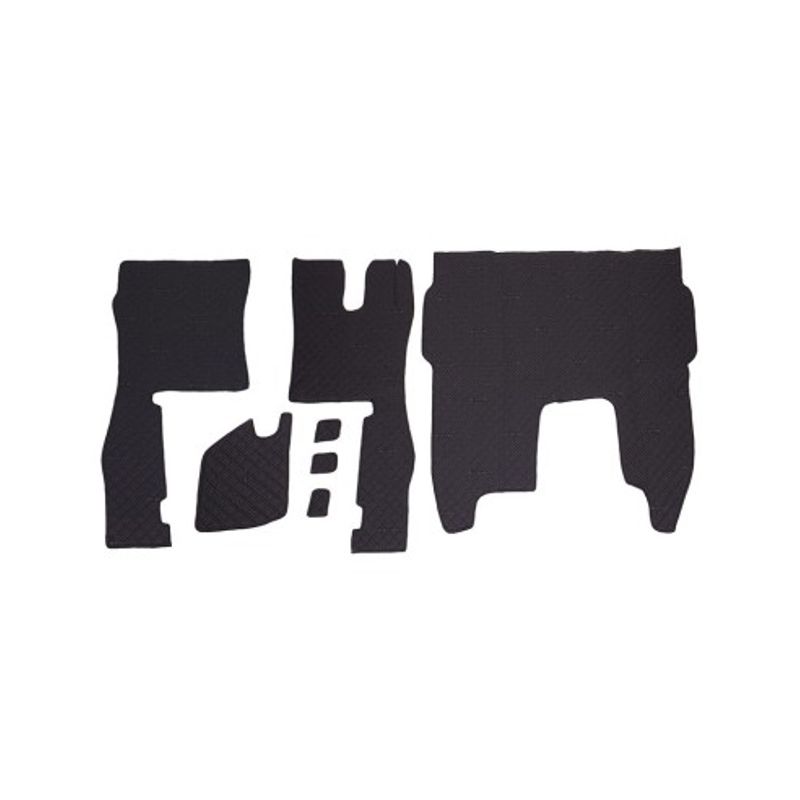 Auto si Moto - Intretinere auto - Covorase auto - Set Covorase Piele Ecologica Truck Umbrella Pentru Scania Seria R 450-500 Euro 6 Cutie Automata Negru - Infinity.ro